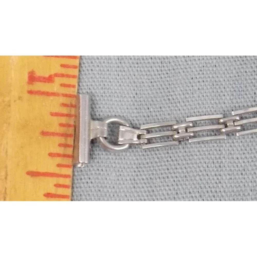 Pontiac Stainless Steel Ladies Watch Band 5.5 x 7/16 Inch Deployment Clasp